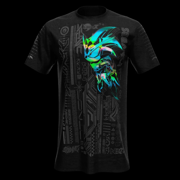 Sentuhan holografik untuk kesan futuristik